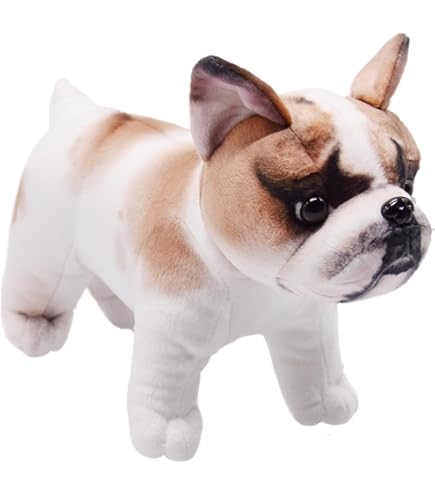 Amazon.co.jp: BABOLI 本物そっくりのフレンチドッグのぬいぐるみ 超